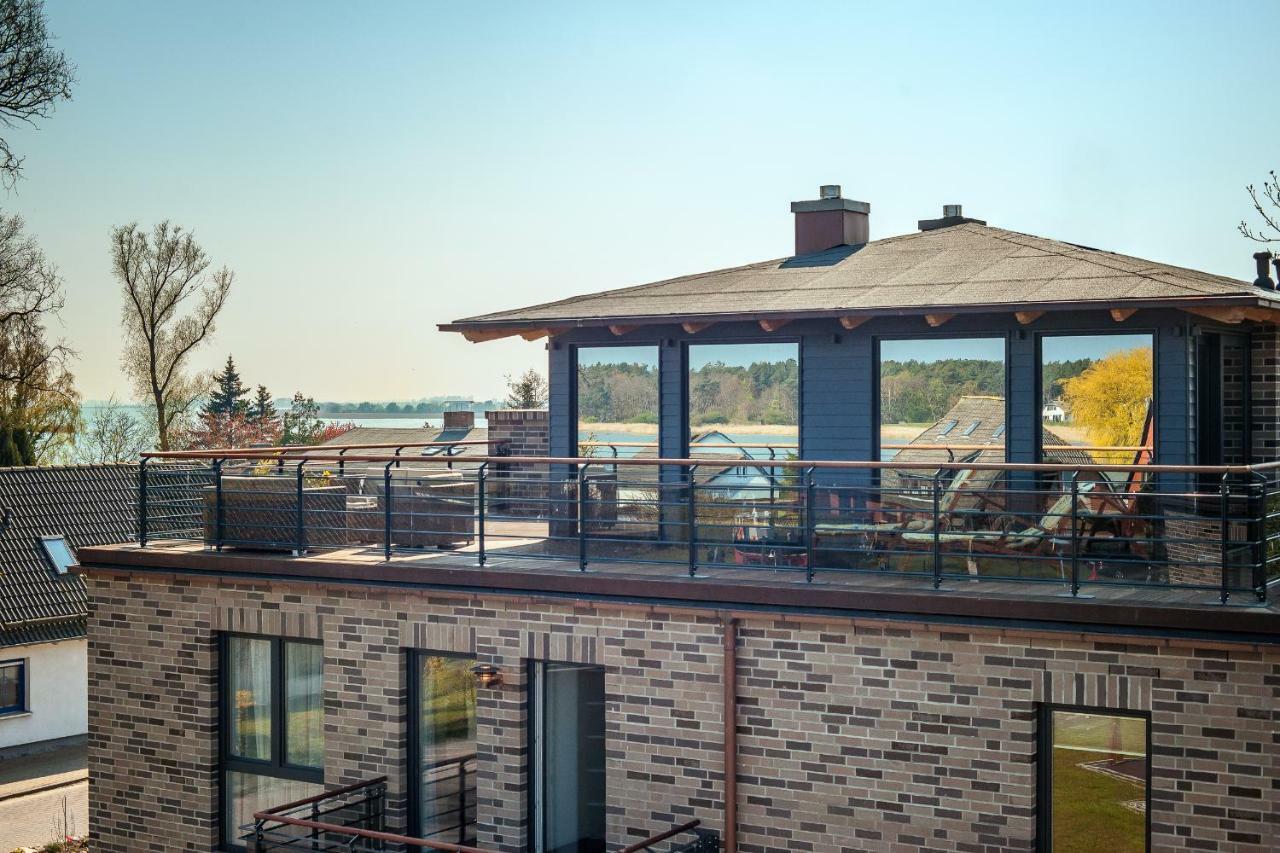 Villa Lotsenhaeuser Ruegen - Luxus Ferienhaus - 3 Schlafzimmer - Sauna - Dachterrasse Mit Boddenblick Breege Bagian luar foto